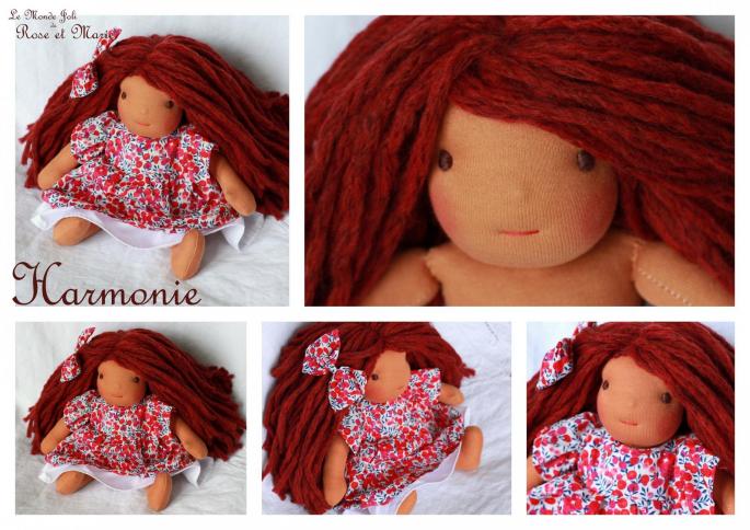 Harmonie le monde joli de rose et marie