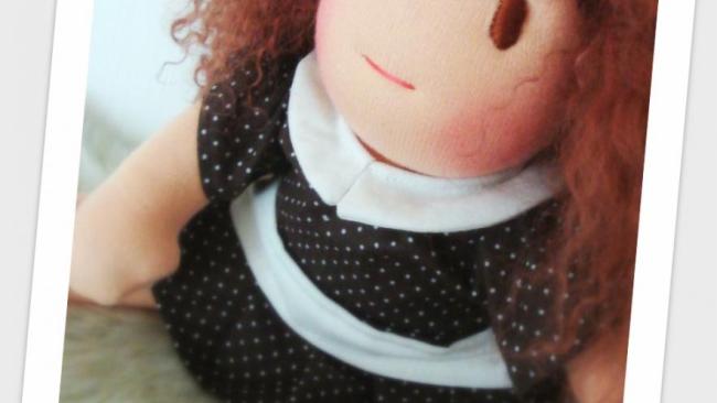 Poupée waldorf, poupée chiffon, poupée tissu, Le Monde Joli de Rose et Marie