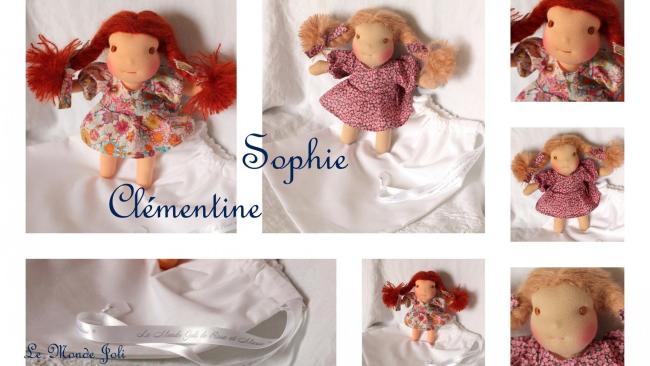 Poupées waldorf, poupées en tissu, poupées de chiffon